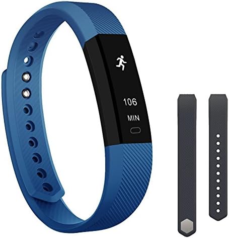 Fitness Tracker,Teslasz Bluetooth 4.0 Sleep Monitor Calorie Counter Pedometer Sport Activity Tracker for Android and IOS Smart Phone (T115 blue with band)