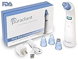 USA PURADIANT Blackhead Vacuum I Pore Vacuum I Suction Removal | Extractor Cleanser | Electric Facial System | USB - Plug Rechargeable