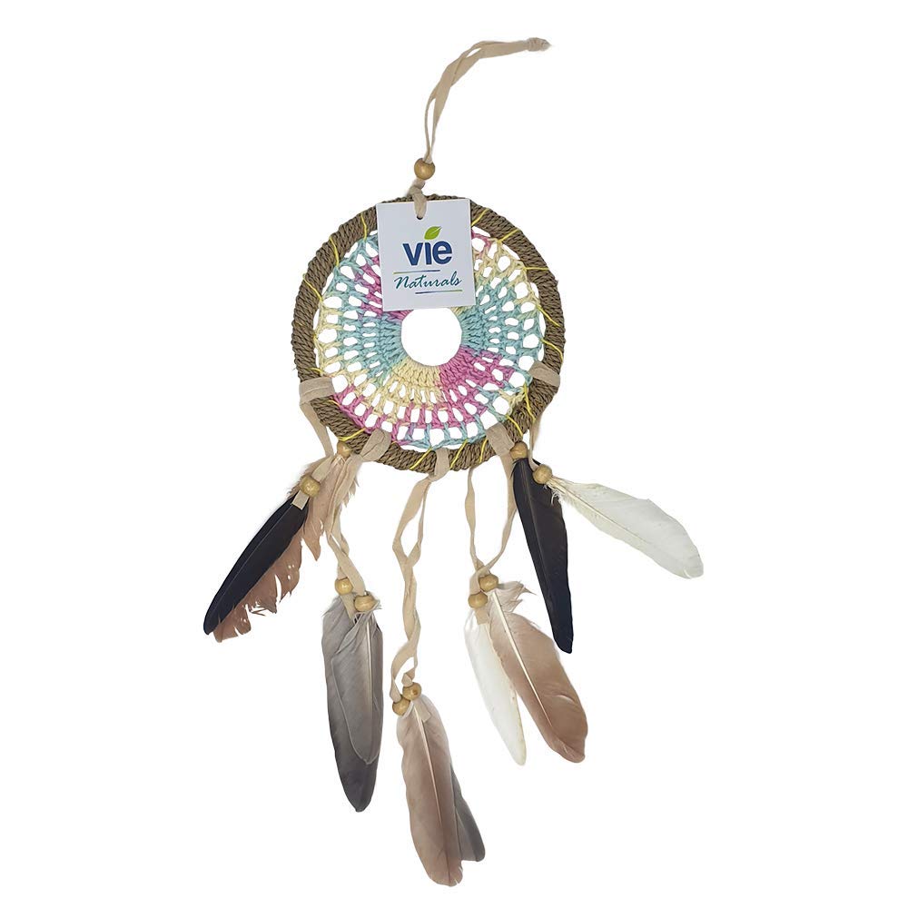 Vie Naturals Crochet Dream Catcher 12Cm (RAINBOW)