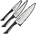 Kai Luna 3 Piece Knife Set with Sheaths and Soft-Grip Handles