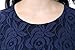 Chicwe Women's Lined Plus Size Lace Top Blouse 3/4 Sleeves M-4XL