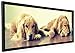 Displays2go 40 x 13.5 Panoramic Photo Frame for Wall Mount Use, 1-inch Profile, Aluminum - Black (PNFA40135B)