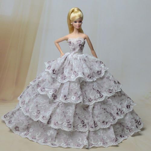 Doll Clothing Fashion Royalty Princess Party Dress Clothes/Gown For Barbie Doll