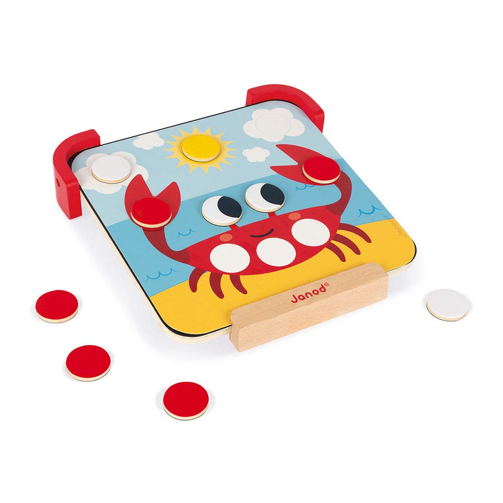 Janod I Am Learning Colours - Magnetic Chips (wood)