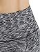 ODODOS High Waist Out Pocket Yoga Capris Pants Tummy Control Workout Running 4 Way Stretch Yoga Capris Leggings,SpaceDyeBlack,Large