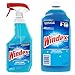 Windex Original Glass Cleaner Pack, Refill 67.6 fl oz + 23 fl oz Spray Bottle