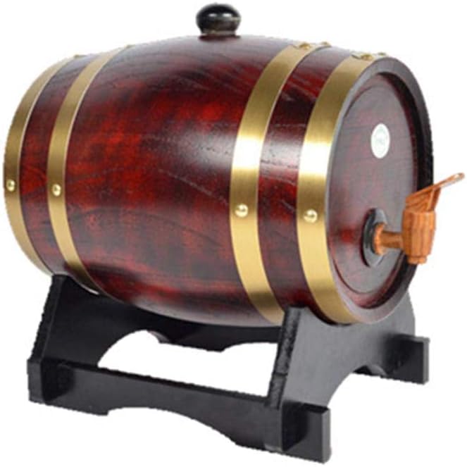 Kitabetty Barril de Vino Antiguo del Pino del Roble, barriles de Madera