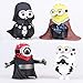 4PCS Minions Star Wars Despicable Me Darth Vader Maul Trooper Cos Action Figure Toys