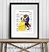Beauty and Beast Sheet Music - Wall Art Print - Ready to Frame (8X10) Photo - Perfect Gift For Boys and Girls Rooms, Nursery, Disney World Fans - Disneyworld - Great For Home Decor