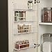 Knape & Vogt SR18-1-W Door-Mounted Spice Rack Cabinet Organizer, 20-Inch by 13.81-Inch by 3.94-Inch,White