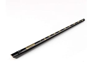 SUTILA Traditional Metal Ireland Flute Clarke Tinwhistle Irish Whistle Flute in C/D Key (Black D Key)
