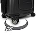 Traveler’s Choice  Silverwood Polycarbonate Hardside Expandable Spinner Luggage Case - Brush Metal  (21-Inch)