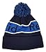 Real Madrid FC Knit Beanie 2016 Winter Skull Cap (Blue/Pom)