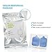 OasisSpace TENS Unit Electrodes Pads 24 Packs,Value Packs Long Lifetime Reusable Individual Package Non-Irritating for TENS Unit Muscle Stimulator (1''2''4'' Combo - 24 PCS)