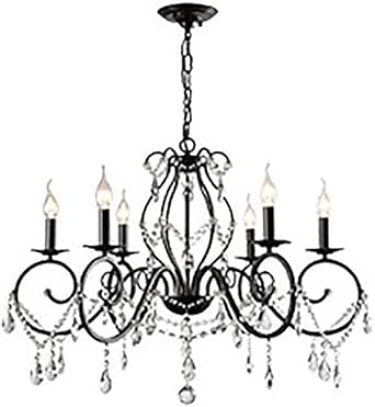 Candelabros de cristal de vela estilo moderno tipo loft con luz de