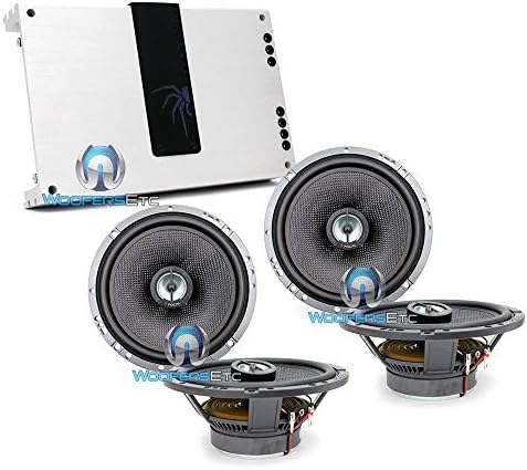 3pkg (2) Focal 165CA1-SG 6.5" 2-Way Coaxial Speakers (No Grills) + Soundstream TN4.900D 4-Channel 900W Class D Full Range Amplifier