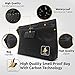 KUR Smell Proof Bag with 4 Mylar bags - Waterproof Case for Herb, Cigarette, Pipe, Vape and Smelly Accessories - Odorless Storage Container with Activated Carbon, Lock and Zipper - (Black 11X7.5X2.5)