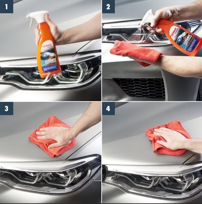 SONAX Xtreme Ceramic QuickDetailer (750 ml) superschnelle Lackpflege mit Ceramic-Technologie für EIN perfektes Lackfinish und Extreme Glätte | Art-Nr. 02684000 5