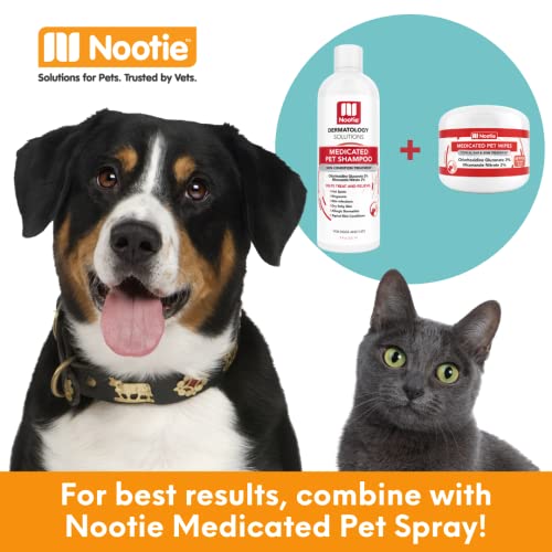 Nootie Medicated Dog Wipes, 2 Chlorhexidine and 2 Miconazole
