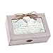 Cottage Garden True Friends Hard to Find Petite Locket Distressed Natural Music Box Plays Wonderful World