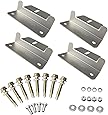 Renogy Solar Panel Mounting Z Bracket Mount Supporting for RV, Roof, Boat, set of 4 Units