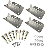 Renogy Solar Panel Mounting Z Bracket Mount Supporting for RV, Roof, Boat, set of 4 Units