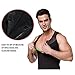 Hanerdun- Mens Slimming Body Shaper Shirt With Zipper Abs Abdomen Slim,White,Small
