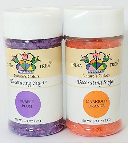 India Tree All Natural Nature's Colors Decorating Sugars – Fall – 3.3 Ounce Bottles