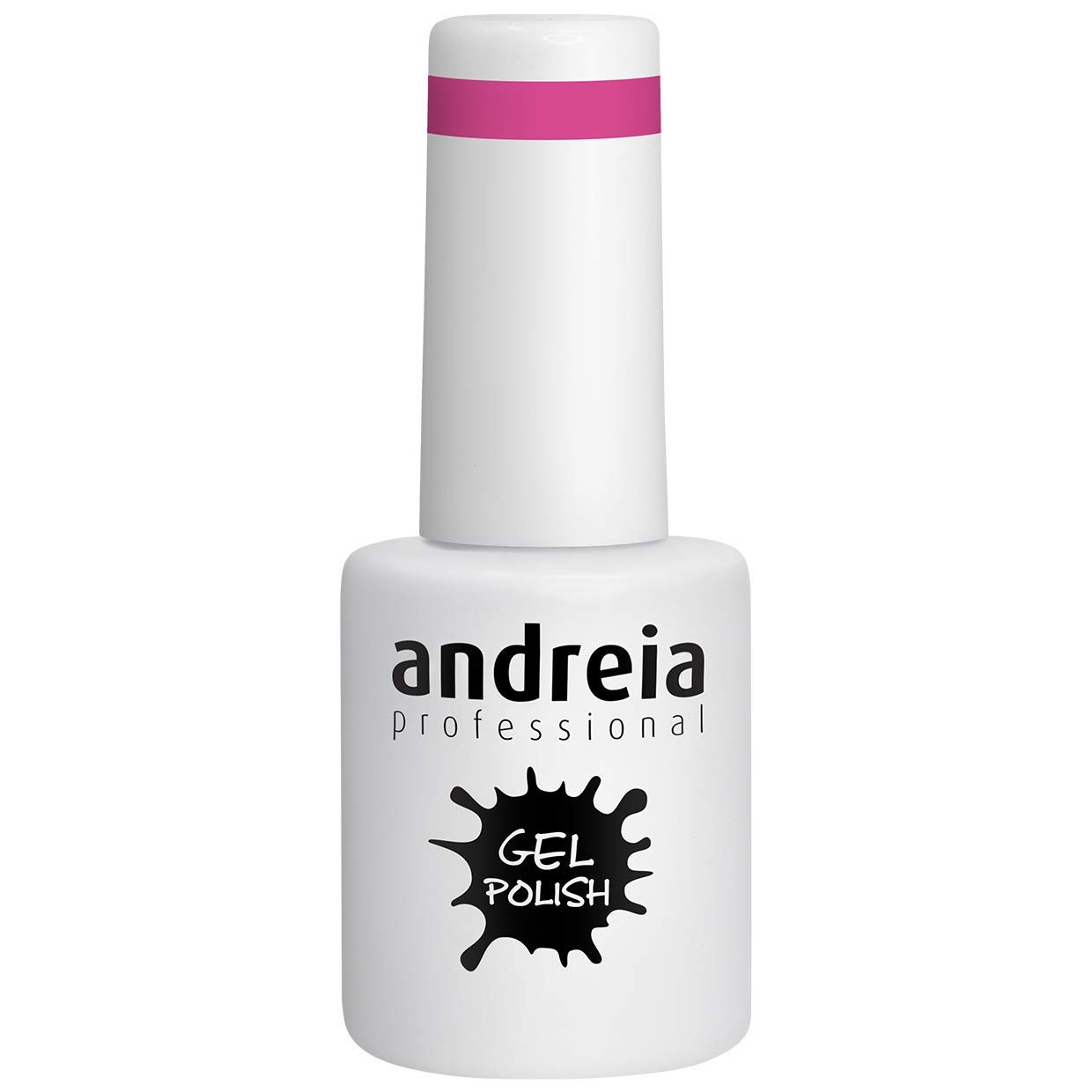 Andreia Semi-Permanent Nail Gel Polish for UV/LED Lamp - Intense Shine and 4 weeks Lasting French Manicure Nail Gel Varnish - Colour 290 Pink - Shades of Purple - 10.5 ml