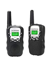 KangRuiZhe - Radios Walkie Talkies para niños y niñas UHF 462-467 MHz, 22 canales, 1 par, color rosa