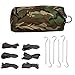 Aqua Quest Defender Tarp - 100% Waterproof Heavy Duty Nylon Bushcraft Survival Shelter - 10 x 10 ft Woodland Kit