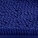 Vdomus Non-Slip Microfiber Shag Bathroom Mat (20x32 Inch, Blue)