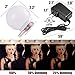Lvyinyin Vanity Lights Kit Hollywood Style Makeup LED Light Bulbs with Stickers Attached to Bathroom Wall or Dressing Mirrors, Dimmable Switch, Power Plug, 10 Lights Daylight, Mirror Not Included