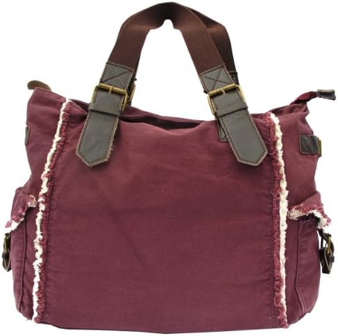 Zebra Blue Striped Tote Bag (Medium, Red)