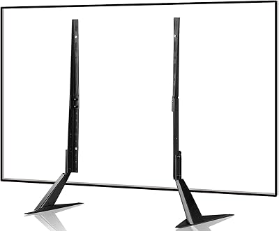 Suptek Universal TV Stand 65 inch Height Adjustable VESA 75x75 to 800x500