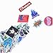Jasion Stickers 200-Pcs PVC Mixed Decals Waterproof Anti-Sunlight DIY Ideals for Water Bottles Cars Motorbikes Portable Luggages Phone Ipad Laptops
