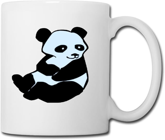 Personalized Panda Ceramic Cup, 11oz Coffee Cups & Mugs