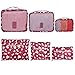 Yuhan Pretty Packing Cubes Set Travel Luggage Organizers Bags Cubes & Pouches