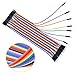 eBoot 240 Pieces Breadboard Jumper Wires Ribbon Cables Kit Multicolored 80 Pin M/ M, 80 Pin M/ F, 80 Pin F/ F (10 cm and 20 cm), for Arduino