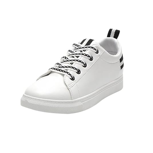 Schuhe, Resplend Lässige Sportschuhe Mode Flache Outdoorschuhe Schnürschuhe Turnschuhe PU-Leder Sneaker