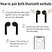 NIGEPER Bluetooth Headphones Wireless Headphones Mini Wireless Sports Earphones Stereo Earbuds Sweatproof Headsets Bluetooth Headset Earphones (Black)