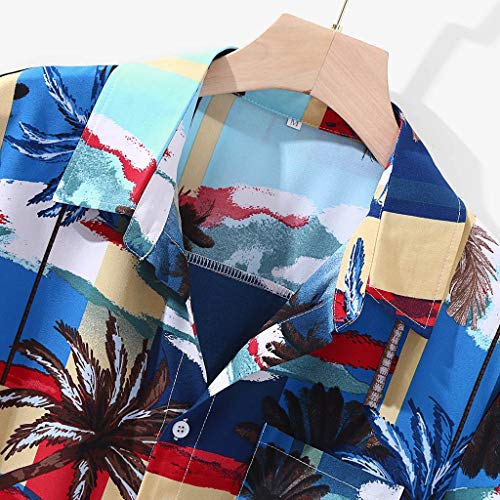 5 Letdown_Men+tops+Hawaiian+Printed+Pockets