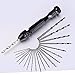 Mudder 21 Pieces Twist Drill Bits Precision Pin Vise Mini Micro Hand Drill Bit Set Rotary Tools