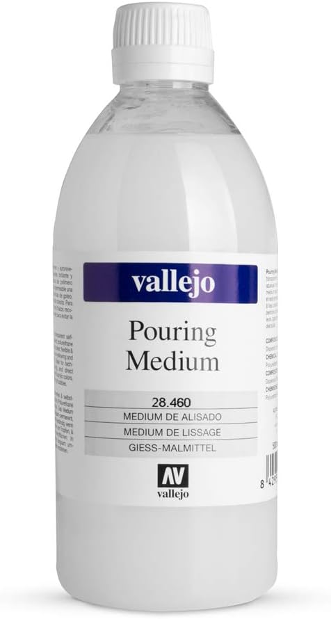 Vallejo : Pouring Medium : 500ml, Clear, 500 ml (Pack of 1)