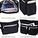 Vbiger Shoulder Bags Messenger Handbags Multi Pocket Waterproof Crossbody Bags (Black)