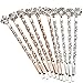 Jaciya Pack of 22 Rhinestone Crystal Hair Barrette Flower Bear Hair Clip Hair Pin