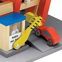 melissa and doug wooden parking garage