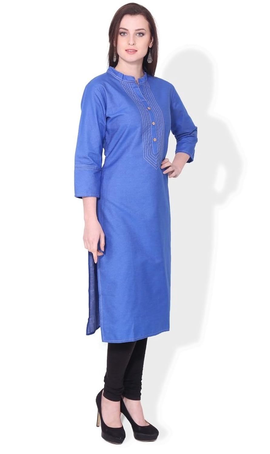 bluepocket women's denim kurti (sku-013)