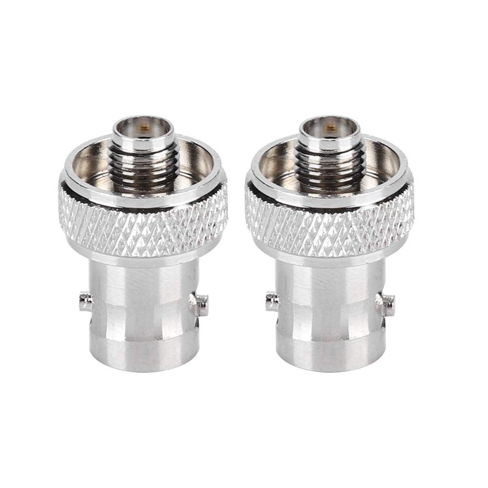 Tangxi 2pcs RF Coaxial Coax Adapter SMA Female to BNC Female Convert Adapter Connector