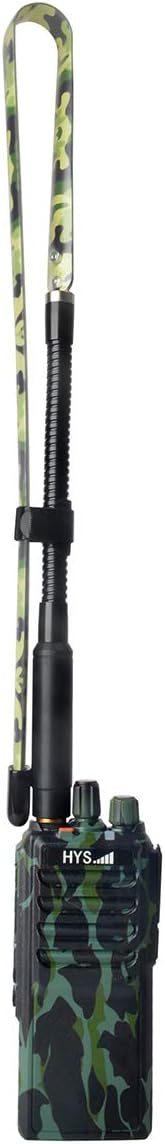 HYS Tactical Camouflage Coating 31.1inch 20w Dual Band 136-174 400-470Mhz 2Meter 70CM SMA-Female Foldable Antenna with Gooseneck for Baofeng UV-5R Series, UV-82 Series, BF-F8HP Kenwood Two Way Radio: Home Audio & Theater